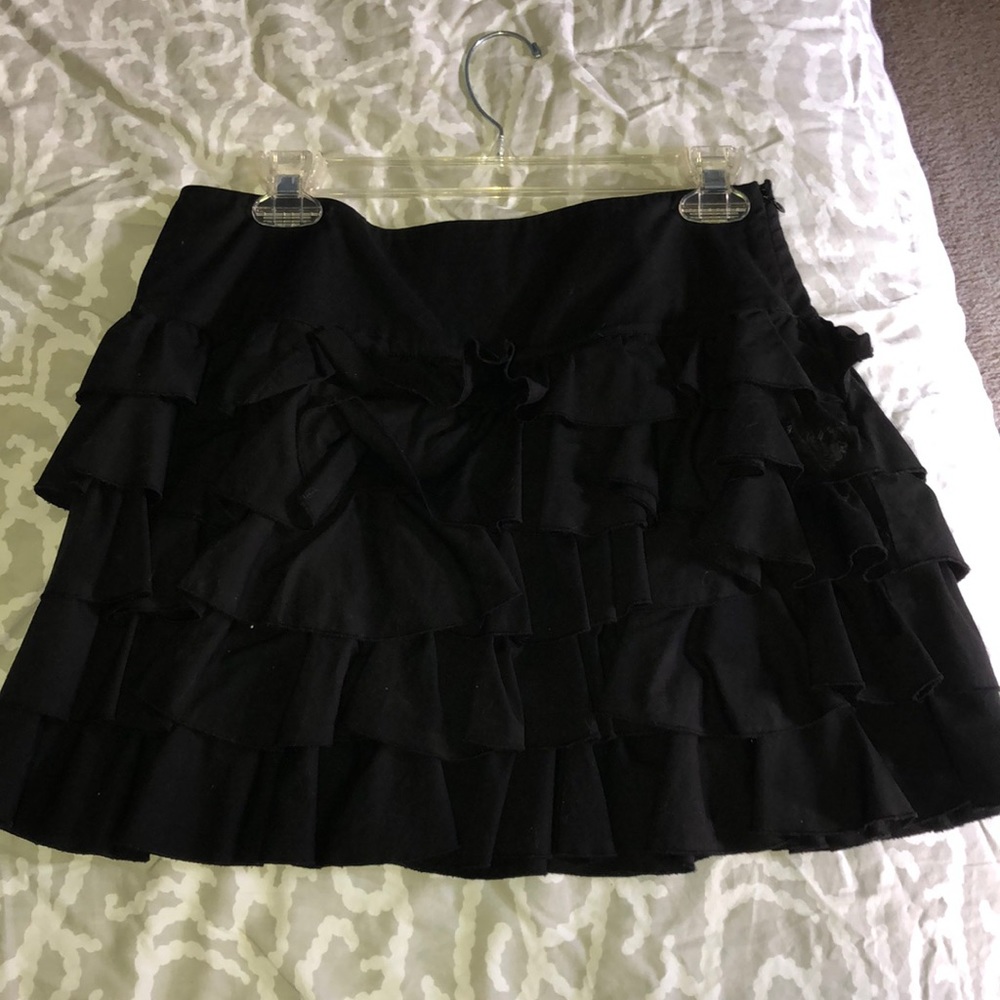 bebe black skirt